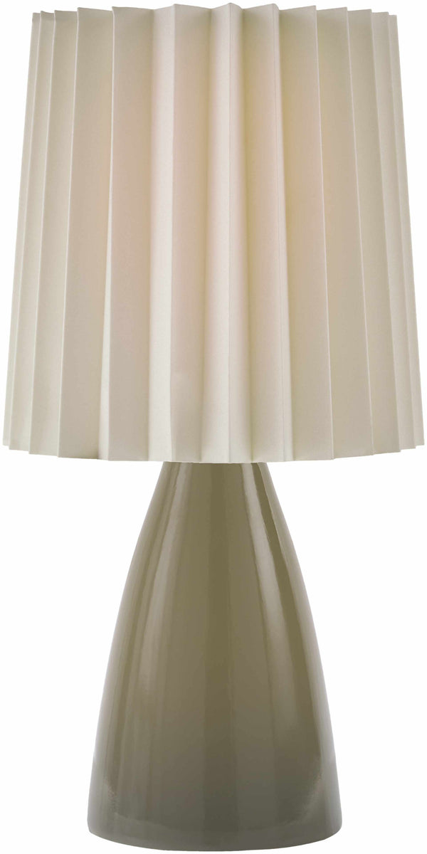 Cocconato Gray and White Ceramic Table Lamp