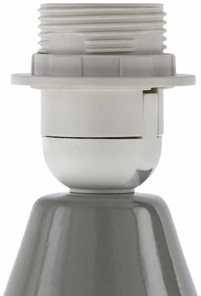 Cocconato Gray and White Ceramic Table Lamp