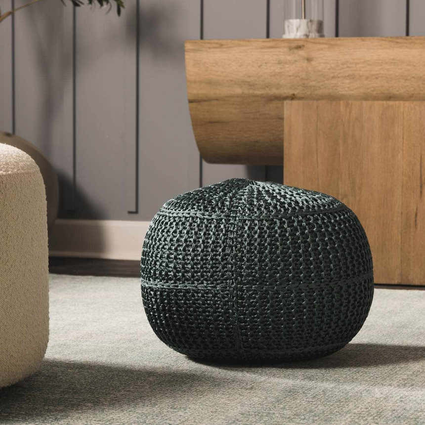 Dita Aqua Outdoor Pouf