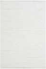 Close-up of the off-white Carola Area Rug. Hand-loomed wool rug with a contemporary geometric pattern of circles and rectangles. Design-Rectangle-576