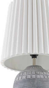 Cambuquira Artistic Light Gray Table Lamp