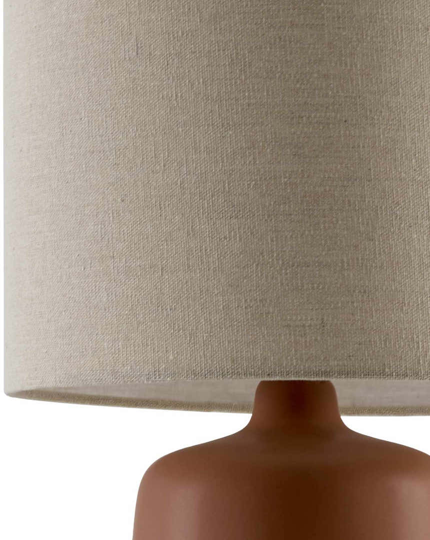Chiquimula Brick Red Table Lamp