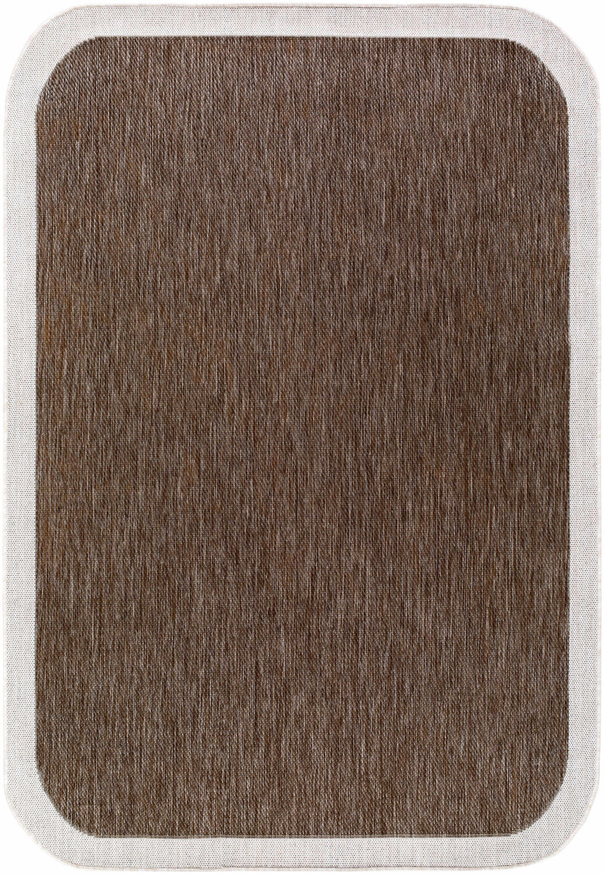 Chetan Dark Brown Area Rug
