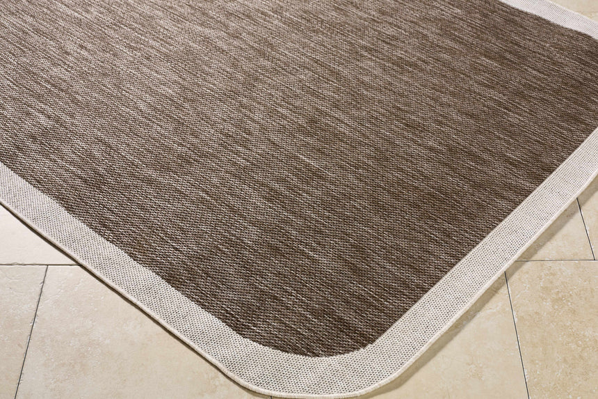 Chetan Dark Brown Area Rug