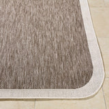Chetan Dark Brown Area Rug