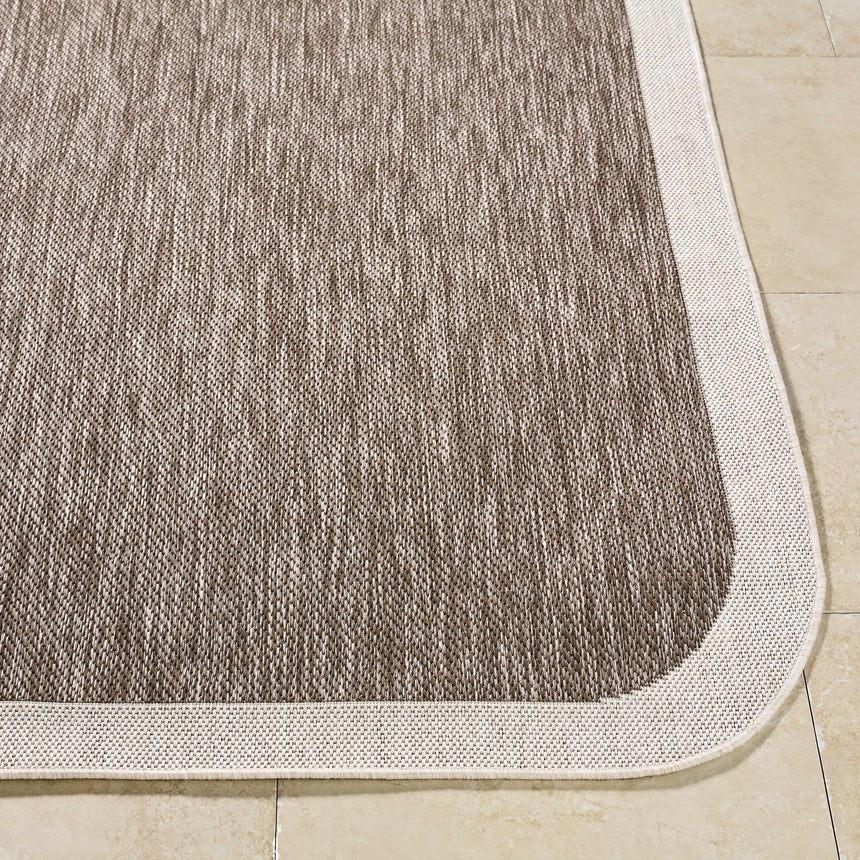 Chetan Dark Brown Area Rug