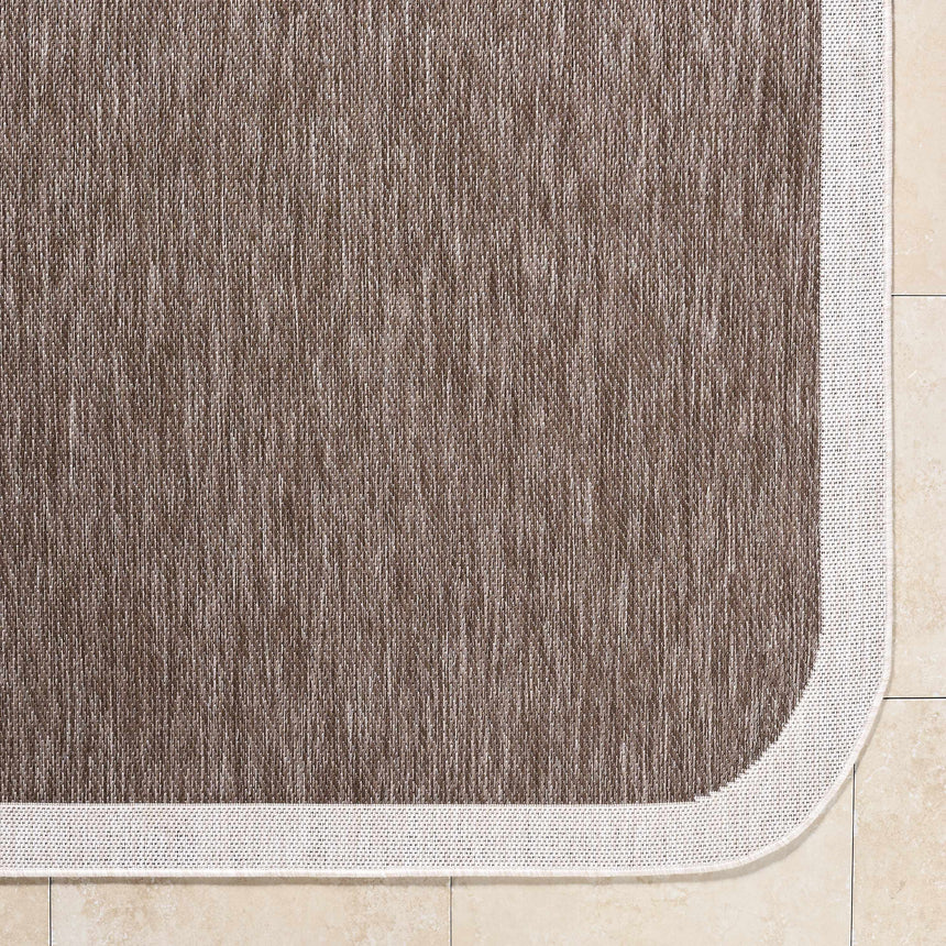 Chetan Dark Brown Area Rug