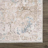 Sample Beige Holi-4600 Washable Area Rug - Clearance