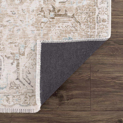 Beige Holi-4600 Washable Area Rug