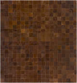 Denizli Brown Hand Crafted Cut and Sew Custom Rug