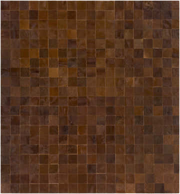 Denizli Brown Hand Crafted Cut and Sew Custom Rug