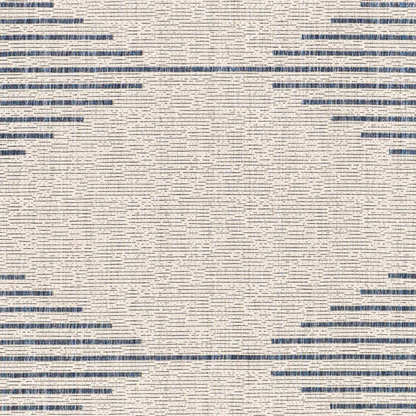 Sample Stephan Blue & Cream Indoor & Outdoor Rug