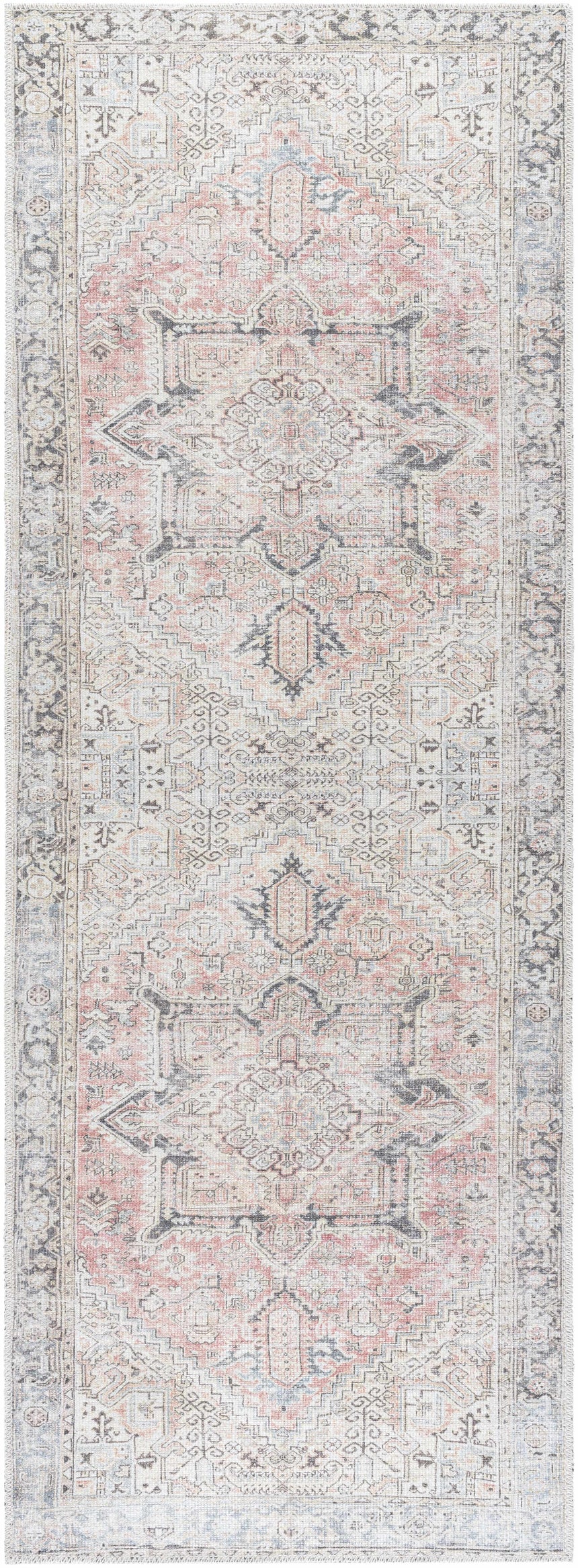 Darling  Machine Woven  Becki Owens x LIVABLISS BODA-2303 Washable Area Rug