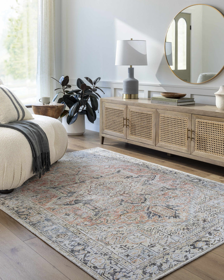 Darling  Machine Woven  Becki Owens x LIVABLISS BODA-2303 Washable Area Rug