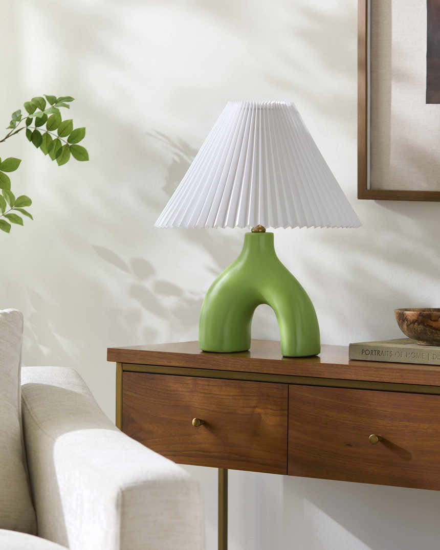 Ottenhofen Lime Green Table Lamp