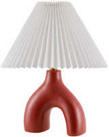 Ottenhofen Dark Red Table Lamp