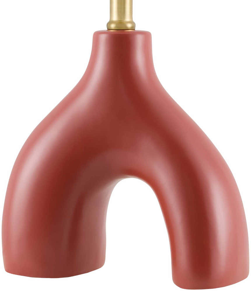 Ottenhofen Dark Red Table Lamp