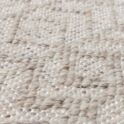 Diomede Neutral Wool&Viscose Area Rug