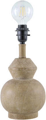 Dongobesh Rattan Dark Brown Resin Table Lamp