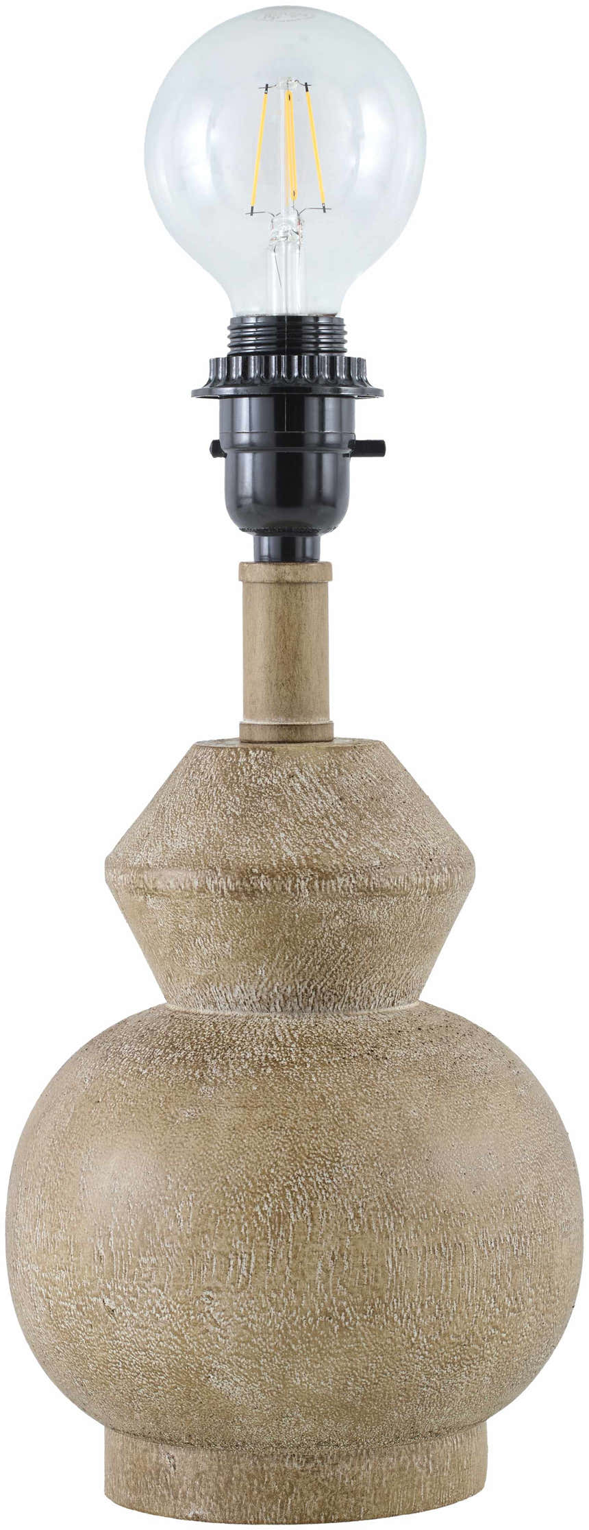 Dongobesh Rattan Dark Brown Resin Table Lamp