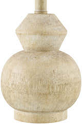 Dongobesh Rattan Brown Resin Table Lamp