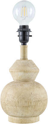Dongobesh Rattan Brown Resin Table Lamp