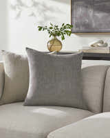 Aeneas Taupe Throw Pillow