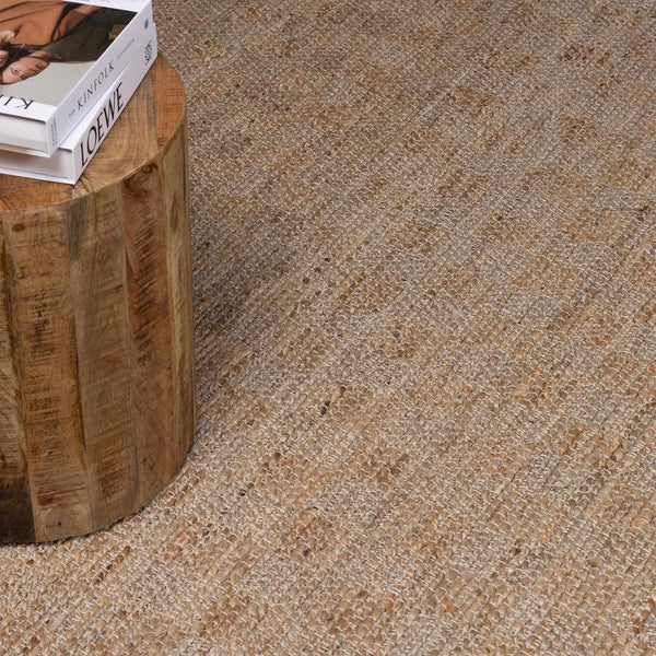 Lonut Lite Checkered Jute Rug