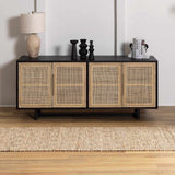 Lonut Checkered Jute Area Rug - Promo