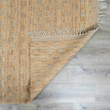 Lonut Checkered Jute Area Rug - Promo