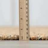 Lonut Checkered Jute Area Rug - Promo