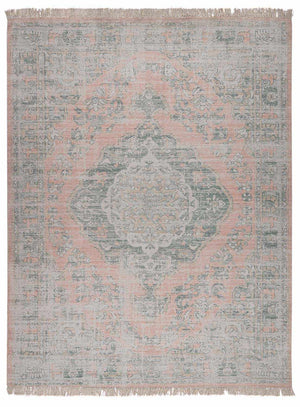 Adamstown Sage&Peach Cotton Rug