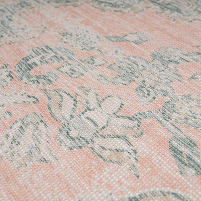 Adamstown Sage&Peach Cotton Rug