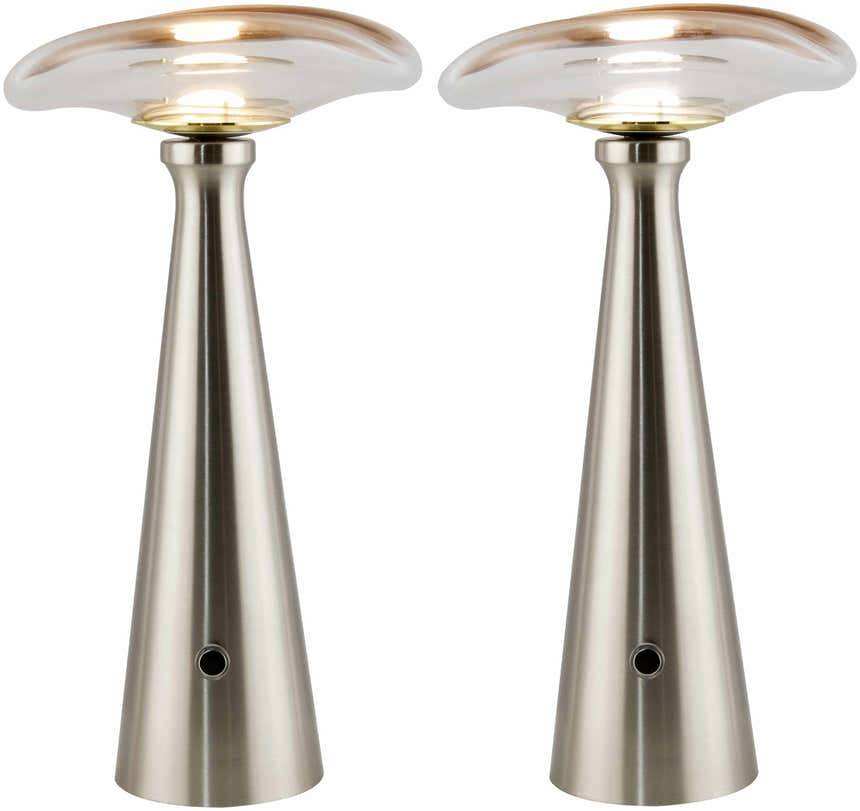 Dinteloord Metallic - Nickel Table Lamp