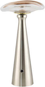 Dinteloord Metallic - Nickel Table Lamp