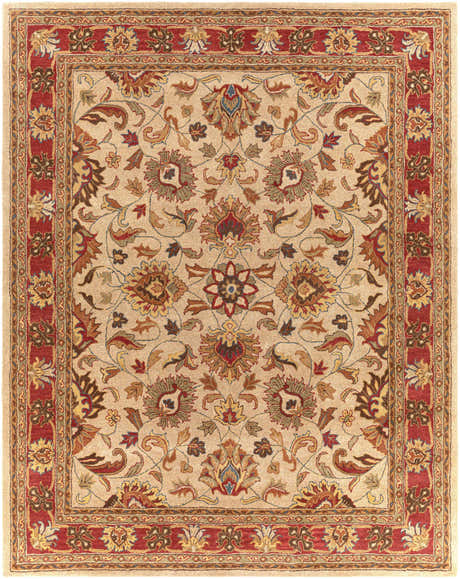 Made to Order Custom Size Cherryfield Hand Tufted Brown & Rust 1001 Area Rug