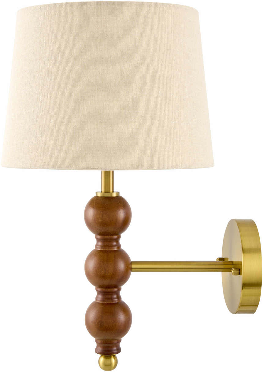 Dullewala Dark Brown Wall Sconce