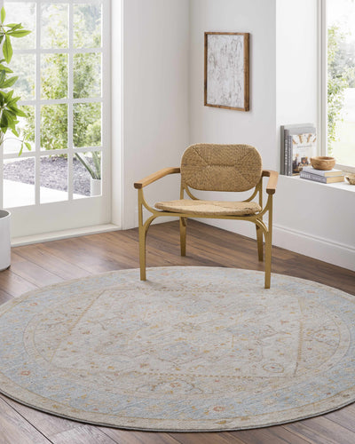 Ehan Cream Oushak Rug