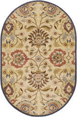 Made to Order Custom Size Conesus Hand Tufted Beige & Rust 1116 Area Rug