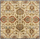 Made to Order Custom Size Conesus Hand Tufted Beige & Rust 1116 Area Rug