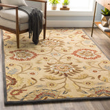 Made to Order Custom Size Conesus Hand Tufted Beige & Rust 1116 Area Rug