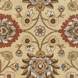 Made to Order Custom Size Conesus Hand Tufted Beige & Rust 1116 Area Rug