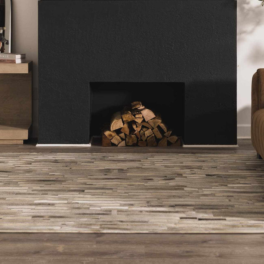 Ellington Premium Leather&Viscose Area Rug