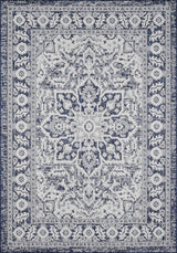 Etoile Navy Blue Performance Rug