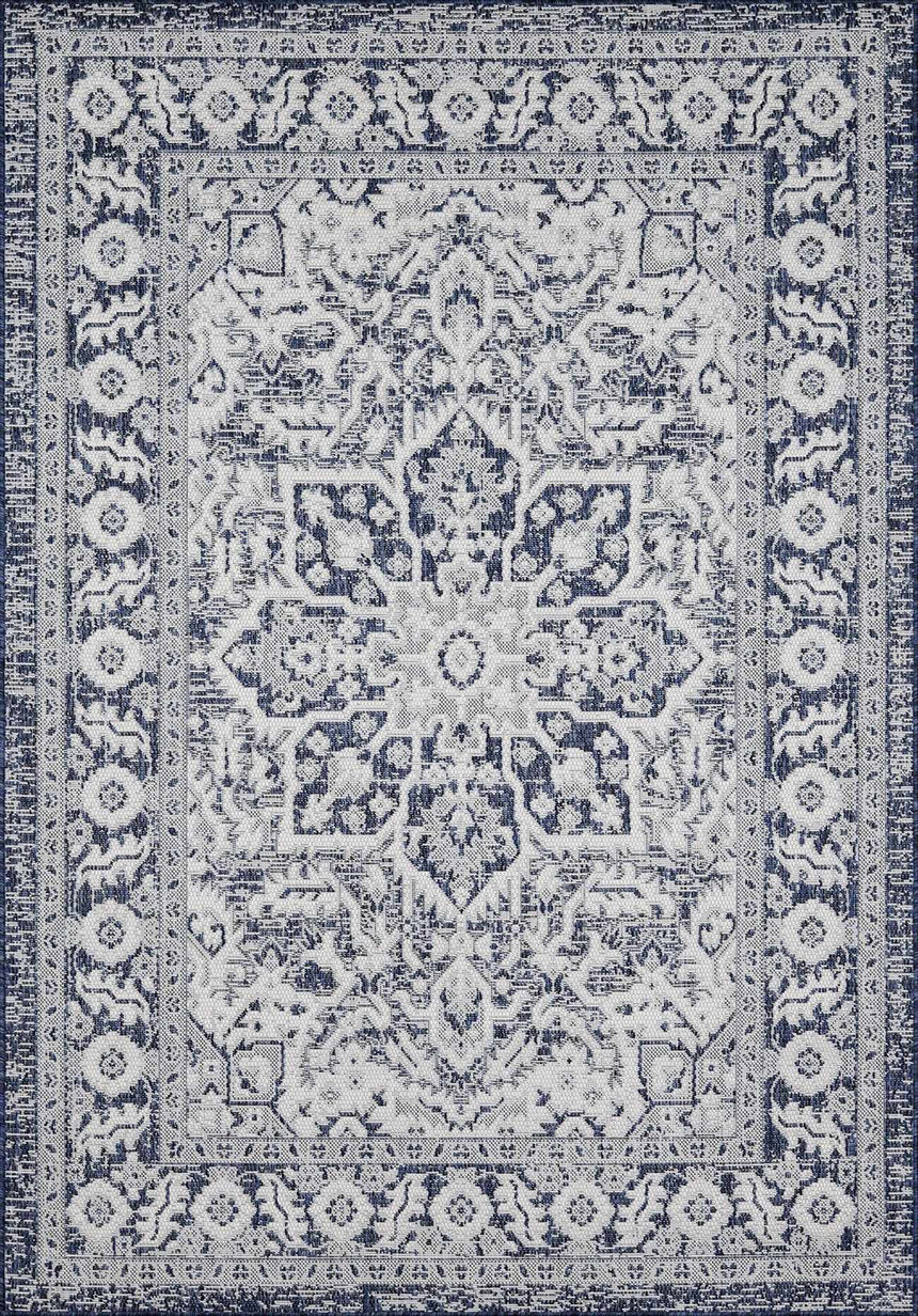 Etoile Navy Blue Performance Rug