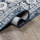 Etoile Navy Blue Performance Rug