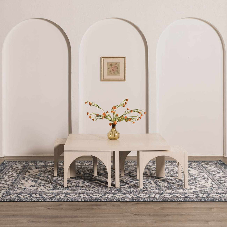 Etoile Navy Blue Performance Rug