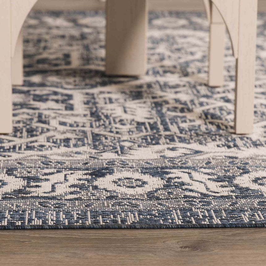Etoile Navy Blue Performance Rug