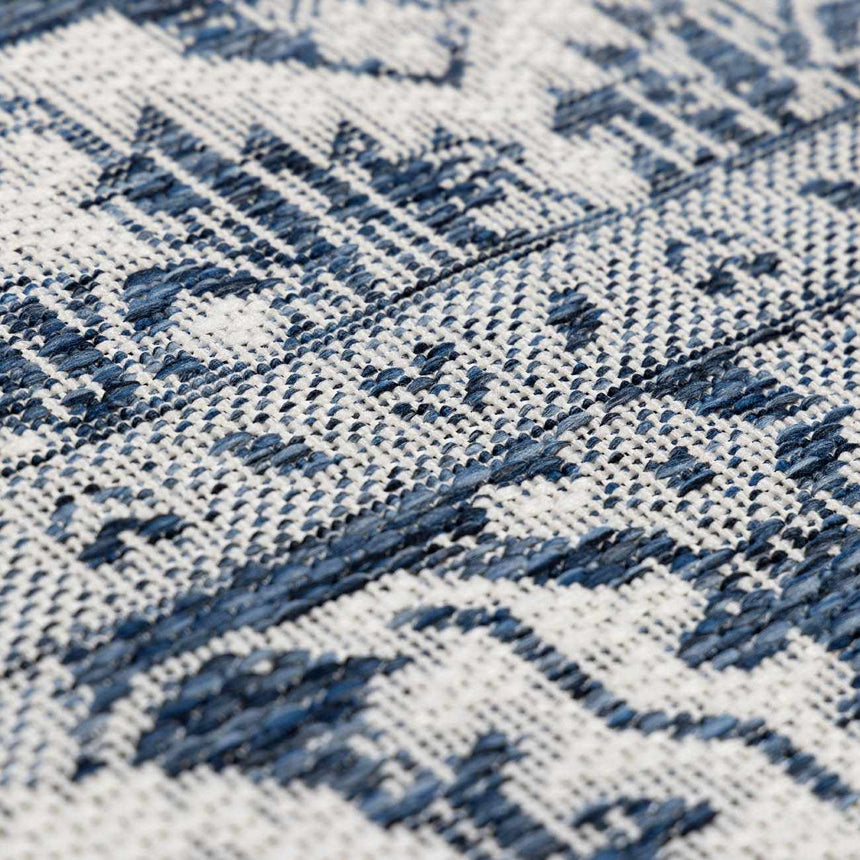 Etoile Navy Blue Performance Rug