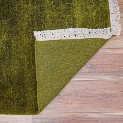 Myron Green Wool Area Rug